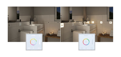 Paulmann LumiTiles LED Touch Modul Square 100x10mm Weiß Kunststoff,Aluminium