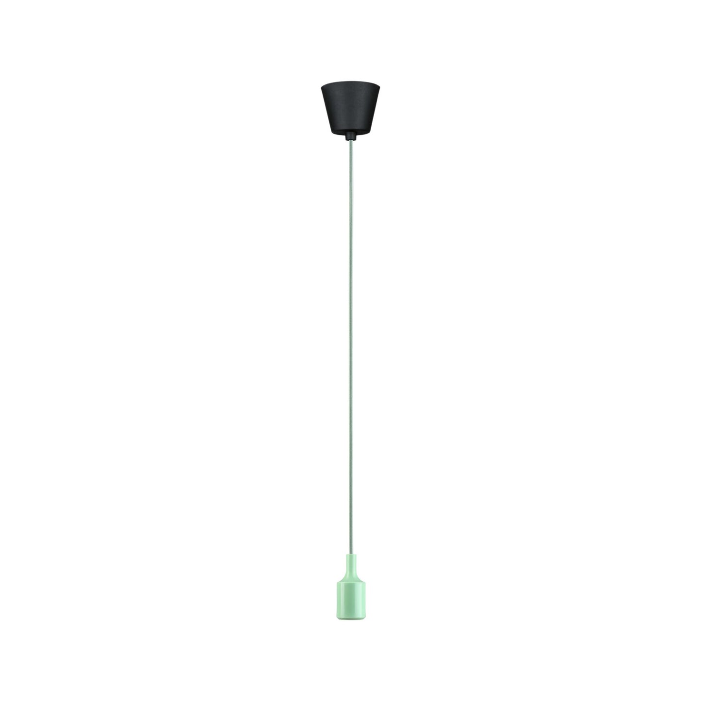 Paulmann Neordic Pendelleuchte Ketil  E27   max. 60W Hellgrün,Schwarz dimmbar Silikon,Kunststoff