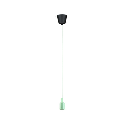 Paulmann Neordic Pendelleuchte Ketil  E27   max. 60W Hellgrün,Schwarz dimmbar Silikon,Kunststoff
