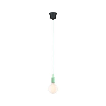Paulmann Neordic Pendelleuchte Ketil  E27   max. 60W Hellgrün,Schwarz dimmbar Silikon,Kunststoff