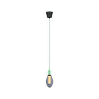 Paulmann Neordic Pendelleuchte Ketil  E27   max. 60W Hellgrün,Schwarz dimmbar Silikon,Kunststoff