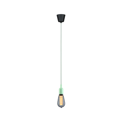 Paulmann Neordic Pendelleuchte Ketil  E27   max. 60W Hellgrün,Schwarz dimmbar Silikon,Kunststoff