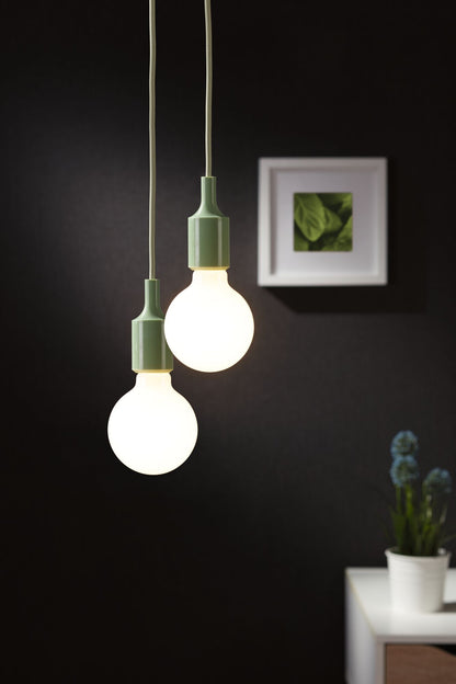 Paulmann Neordic Pendelleuchte Ketil  E27   max. 60W Hellgrün,Schwarz dimmbar Silikon,Kunststoff