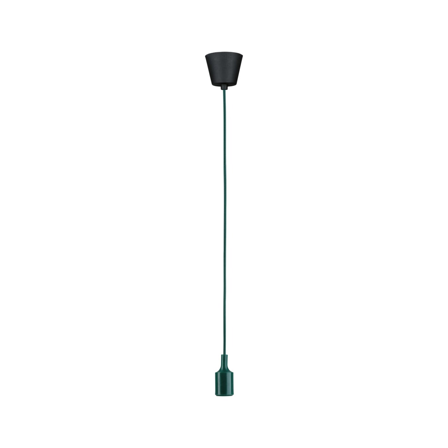 Paulmann Neordic Pendelleuchte Ketil  E27   max. 60W Grün,Schwarz dimmbar Silikon,Kunststoff