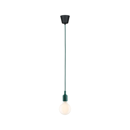 Paulmann Neordic Pendelleuchte Ketil  E27   max. 60W Grün,Schwarz dimmbar Silikon,Kunststoff