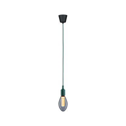 Paulmann Neordic Pendelleuchte Ketil  E27   max. 60W Grün,Schwarz dimmbar Silikon,Kunststoff