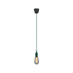 Paulmann Neordic Pendelleuchte Ketil  E27   max. 60W Grün,Schwarz dimmbar Silikon,Kunststoff