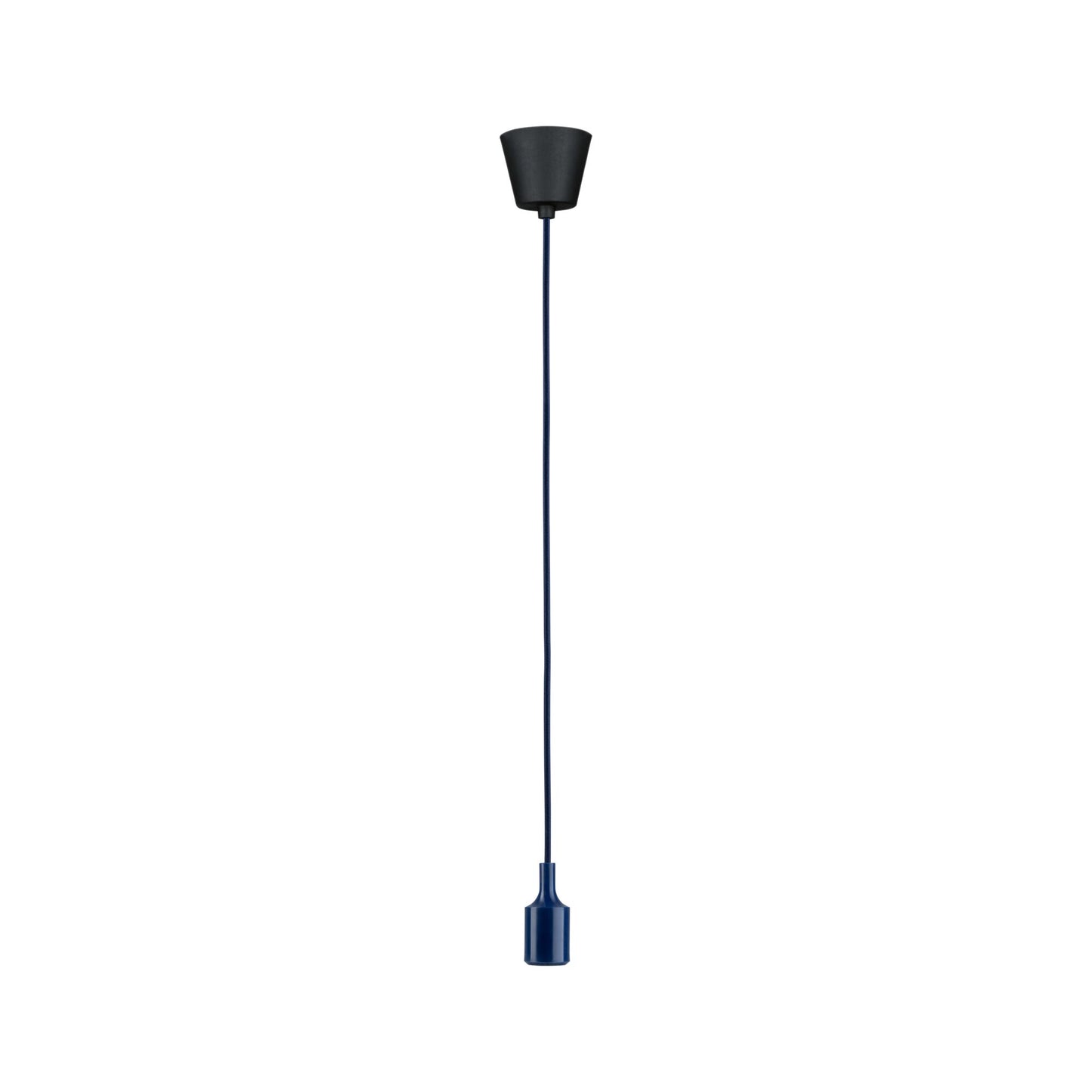 Paulmann Neordic Pendelleuchte Ketil  E27   max. 60W Nachtblau,Schwarz dimmbar Silikon,Kunststoff