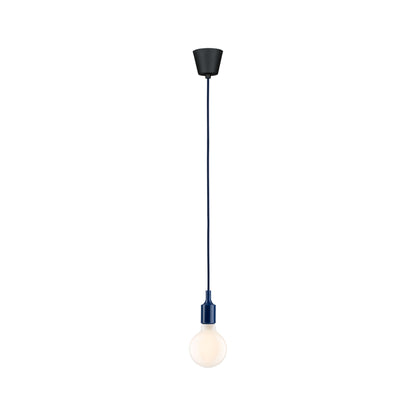 Paulmann Neordic Pendelleuchte Ketil  E27   max. 60W Nachtblau,Schwarz dimmbar Silikon,Kunststoff