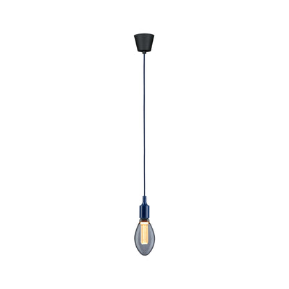 Paulmann Neordic Pendelleuchte Ketil  E27   max. 60W Nachtblau,Schwarz dimmbar Silikon,Kunststoff
