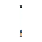 Paulmann Neordic Pendelleuchte Ketil  E27   max. 60W Nachtblau,Schwarz dimmbar Silikon,Kunststoff