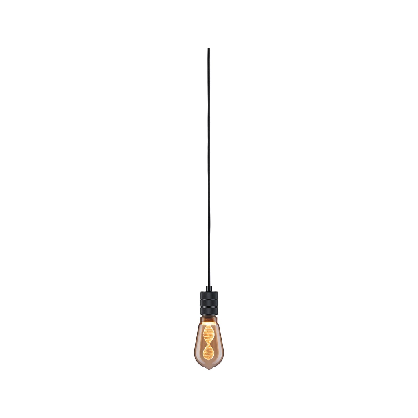 Paulmann Neordic Pendelleuchte Tilla inkl. Stecker  E27   max. 20W Schwarz dimmbar Metall