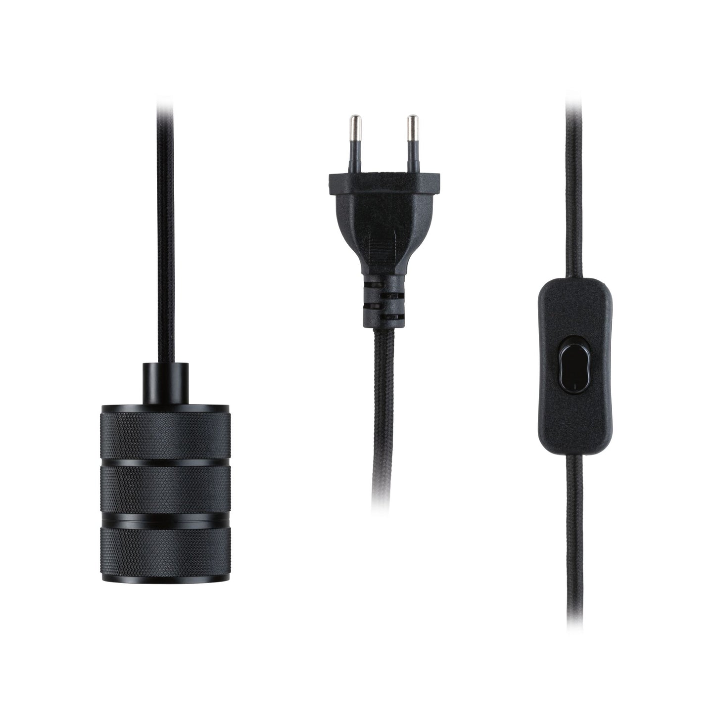 Paulmann Neordic Pendelleuchte Tilla inkl. Stecker  E27   max. 20W Schwarz dimmbar Metall