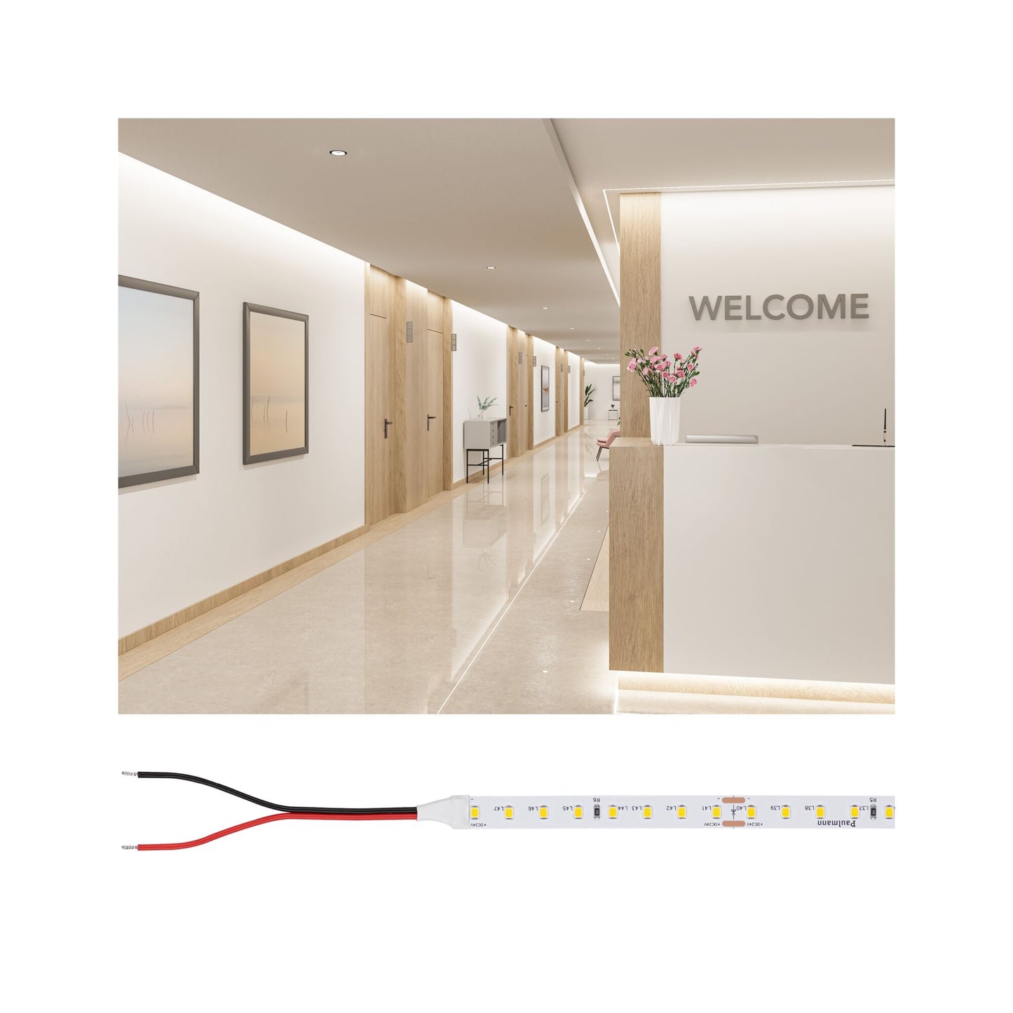 Paulmann Pro Strip LED Strip Gold P75 930 5m   30W 750lm/m 96 LEDs/m 3000K