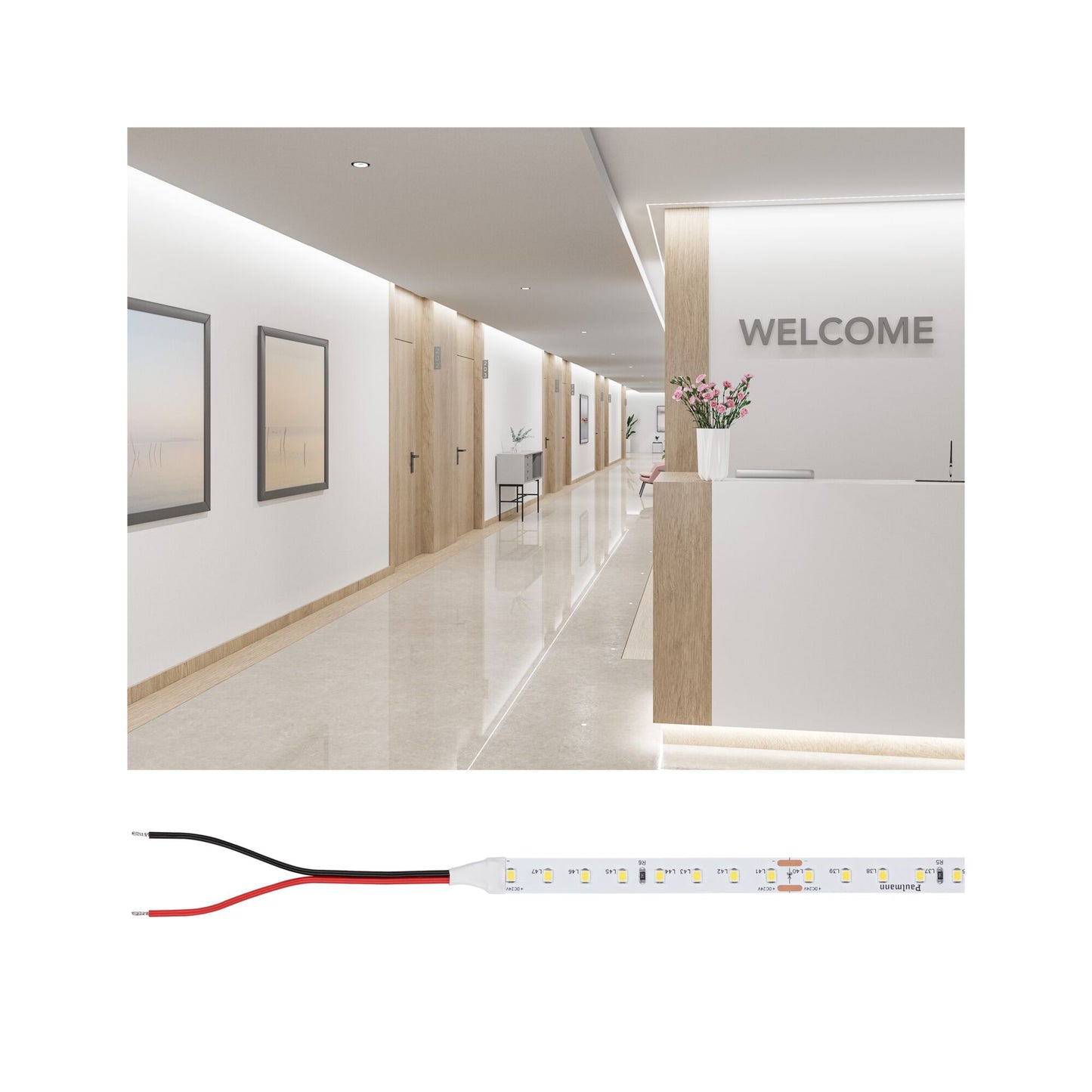 Paulmann Pro Strip LED Strip Gold P75 940 10m   55W 790lm/m 96 LEDs/m 4000K