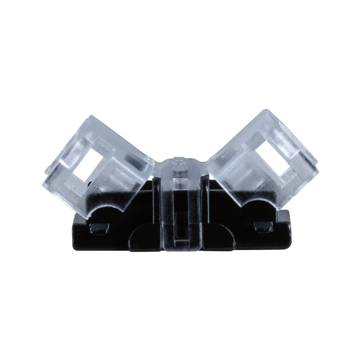 Paulmann Pro Strip Verbinder Single Color Quick 15x20mm max. 120W Transparent#Schwarz