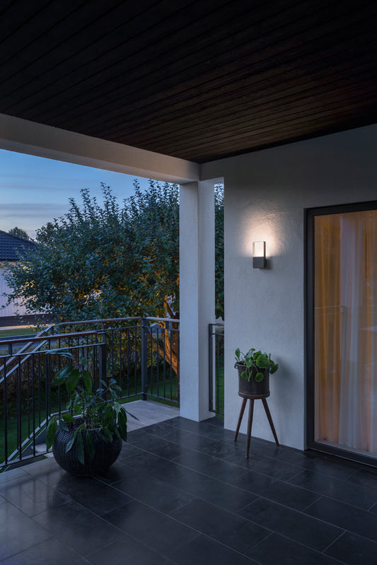 Konstsmide Matera Wandleuchte 6W LED Aluminium, anthrazit