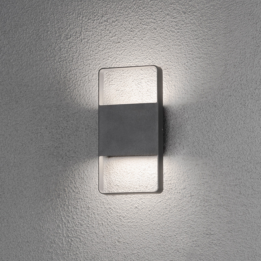 Konstsmide Matera Wandleuchte 2x6W LED anthrazit