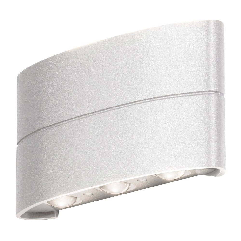 Konstsmide Chieri Wandl. 8W LED, weiss, IP54