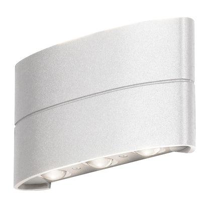 Konstsmide Chieri Wandl. 8W LED, weiss, IP54