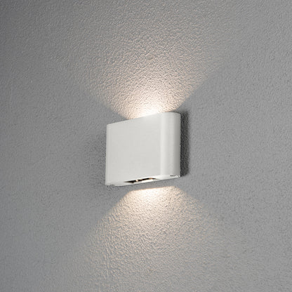 Konstsmide Chieri Wandl. 2x6W LED weiss, verstellbarer Lichtaustritt
