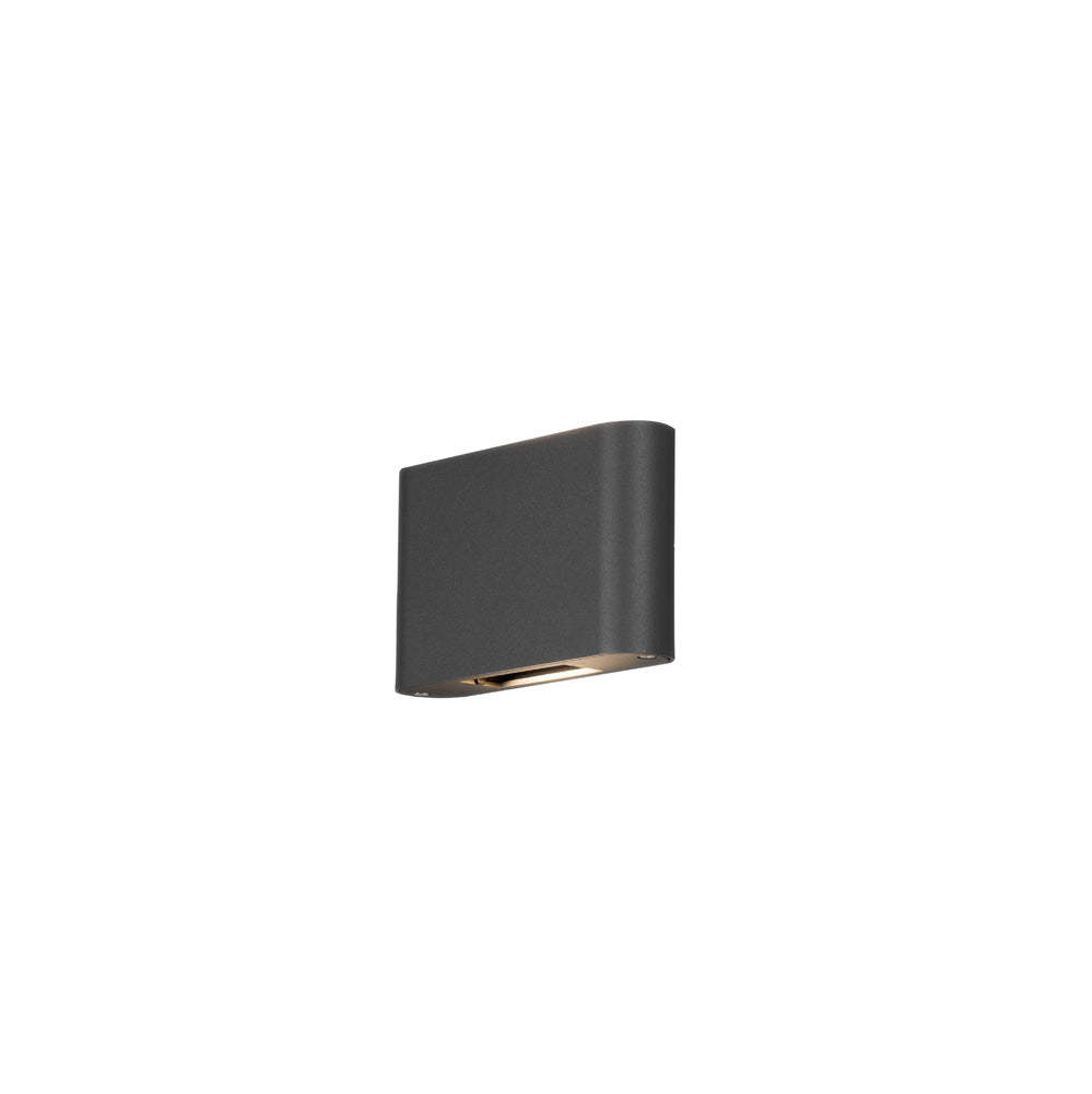 Konstsmide Chieri Wandl. 2x6W LED antrazit, verstellbarer Lichtaustritt