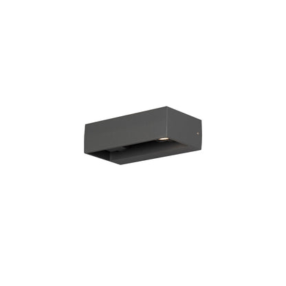Konstsmide Monza Wandl. 2x6W LED anthrazit, 360° Spotdrehung, IP54