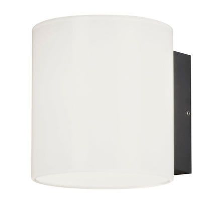 Konstsmide Foggia Wandleuchte High Power LED 10W anthrazit/opal Glas