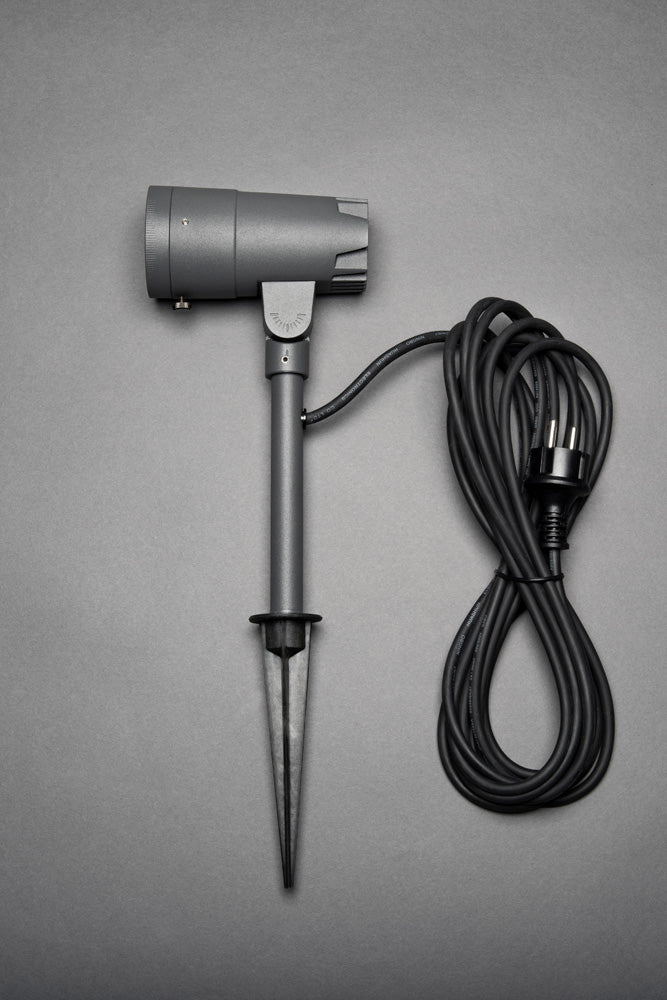Konstsmide Andria Sockell. HPower LED 9W anthr. verstellb. Lichtaus.