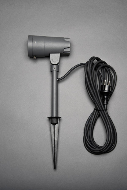 Konstsmide Andria Sockell. HPower LED 9W anthr. verstellb. Lichtaus.