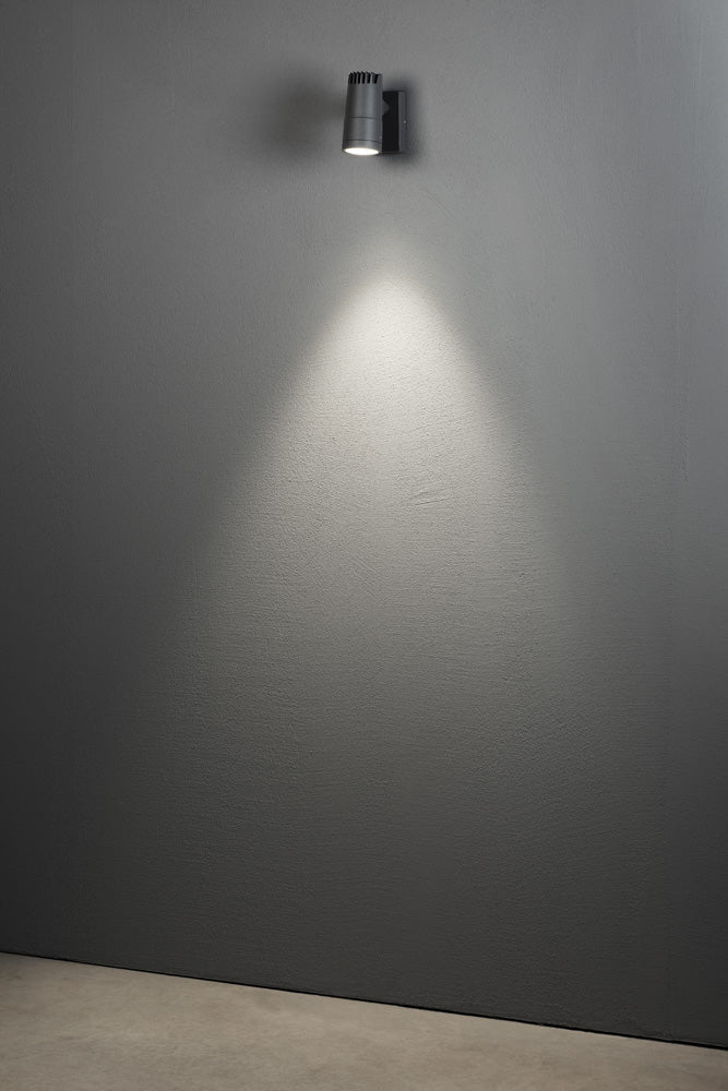 Konstsmide Andria Wandl. 9W High Power LED anthr. verstellb. Lichtaus.