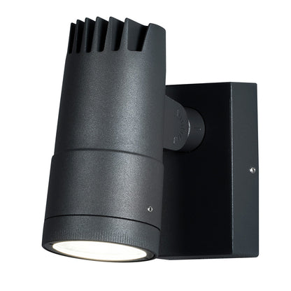 Konstsmide Andria Wandl. 9W High Power LED anthr. verstellb. Lichtaus.