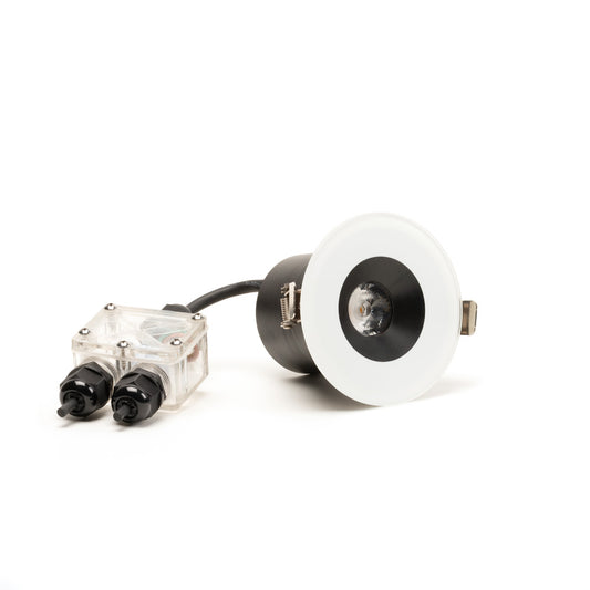 Konstsmide Einbaustr. HP LED 6W weisse Glasfront