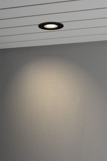 Konstsmide Einbaustr. HP LED 6W schwarze Glasfront
