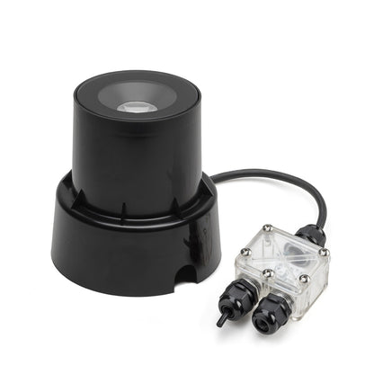 Konstsmide Bodenstr. HP LED 6W schwarze Glasabdeckung