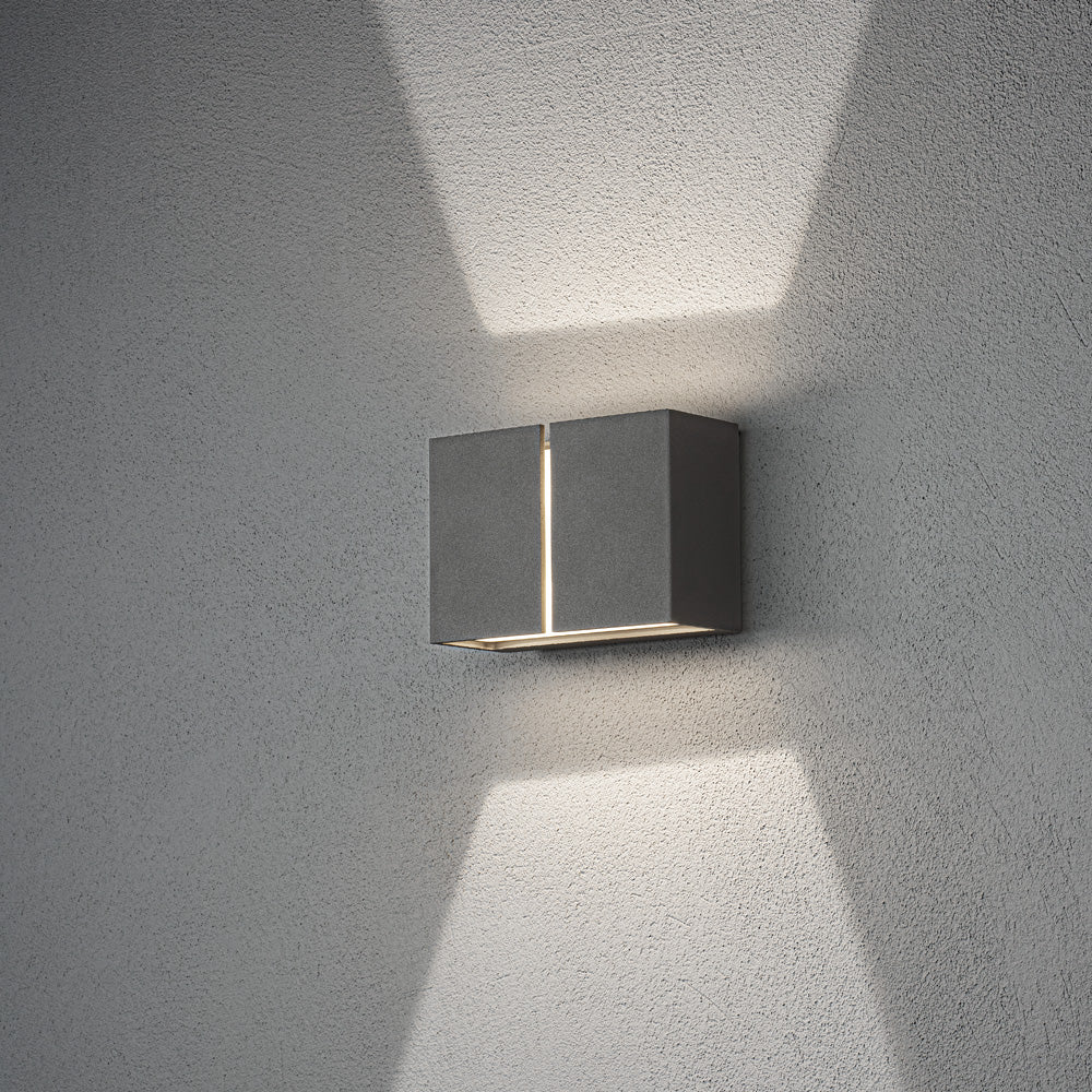 Konstsmide Pavia Wandl. LED 4x3W anthrazit