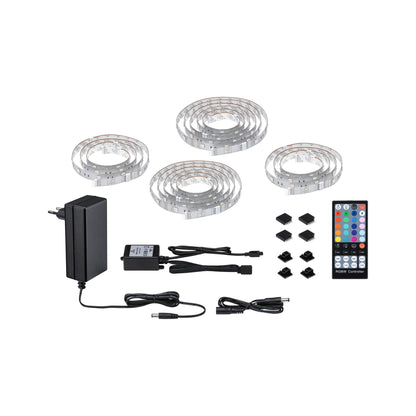 Paulmann MaxLED 250 LED Strip TV Comfort Basisset 75 Zoll 5,1m   25,5W 230lm/m 28LEDs/m RGBW+ 36VA