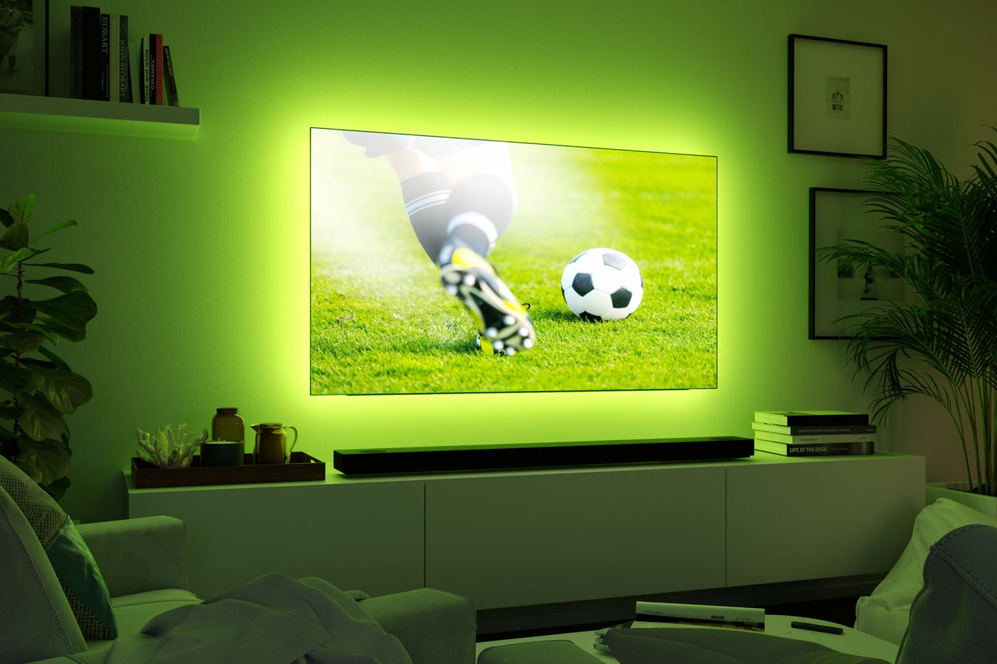 Paulmann MaxLED 250 LED Strip TV Comfort Basisset 75 Zoll 5,1m   25,5W 230lm/m 28LEDs/m RGBW+ 36VA
