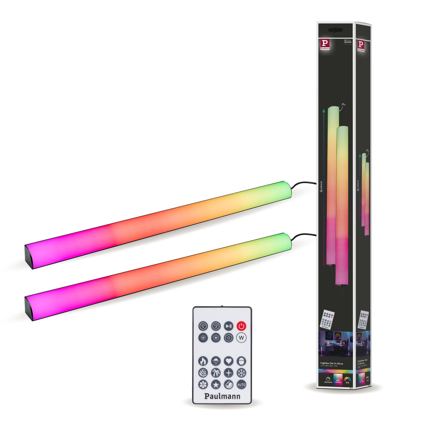 Paulmann EntertainLED Lightbar Dynamic RGB 30x30mm   2x1W 2x48lm  RGB