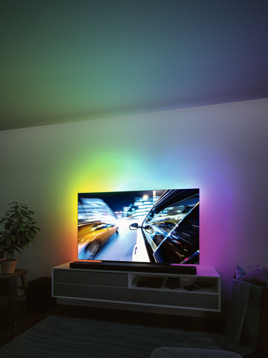 Paulmann USB LED Strip TV-Beleuchtung 65 Zoll 2,4m   4W  60LEDs/m RGB+