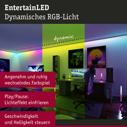 Paulmann LED Stripe Dynamic 3m   5W  60LEDs/m RGB+ 10VA