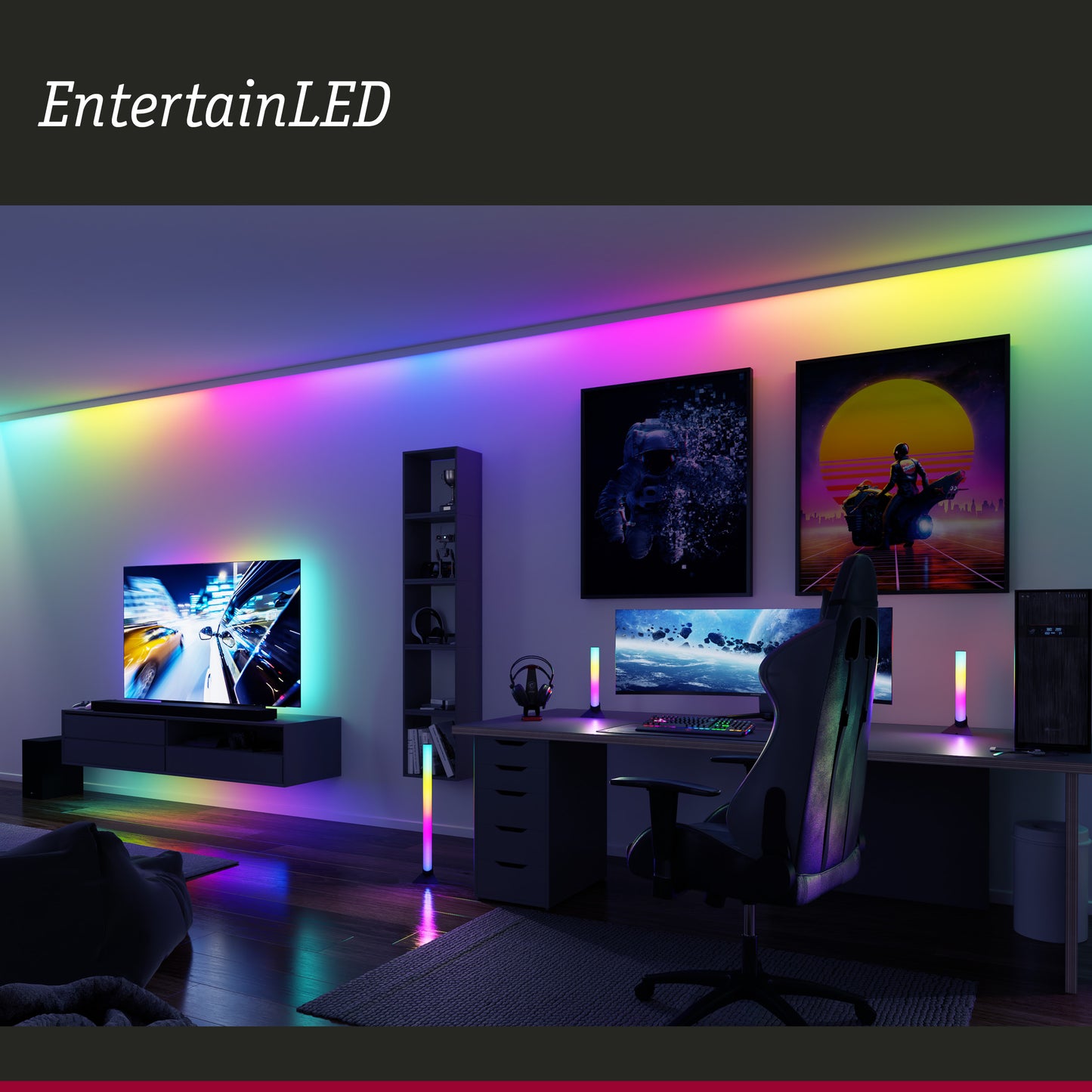 Paulmann LED Stripe Dynamic 3m   5W  60LEDs/m RGB+ 10VA