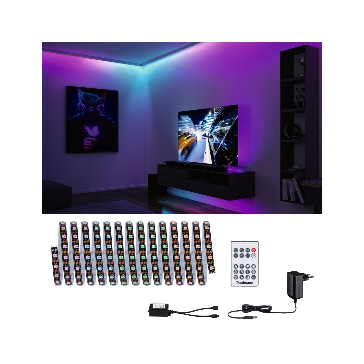 Paulmann LED Stripe Dynamic 5m   10,5W  60LEDs/m RGB+ 15VA