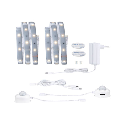 Paulmann MaxLED 250 Night Comfort Set für Doppelbett  1m 2700K 2x4W  24VA Silber
