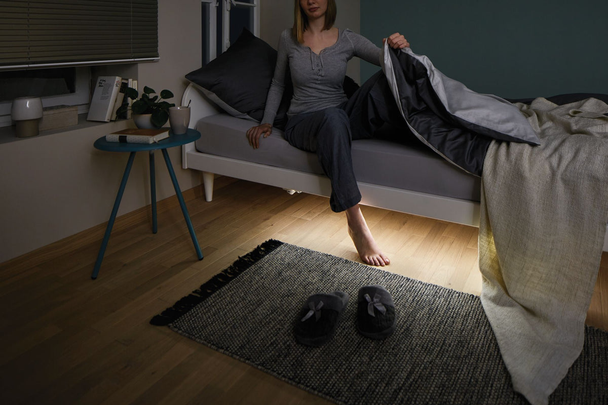 Paulmann MaxLED 250 Night Comfort Set für Doppelbett  1m 2700K 2x4W  24VA Silber