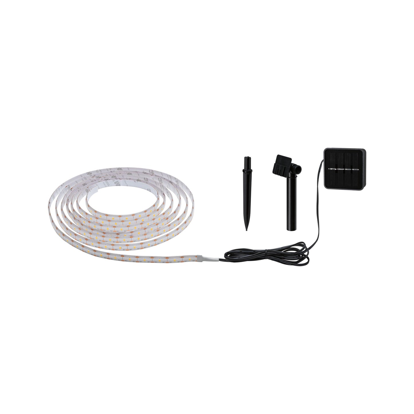 Paulmann Solar LED Stripe mit Dämmerungssensor IP44 3m 2700K 0,3W   Schwarz
