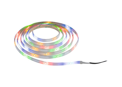 Paulmann Solar LED Stripe mit Dämmerungssensor IP44 3m RGB 0,3W   Schwarz