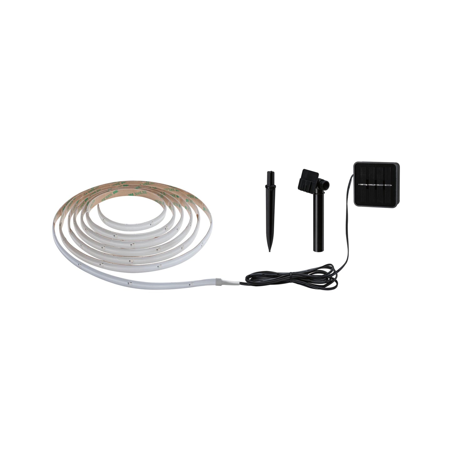 Paulmann Solar LED Stripe mit Dämmerungssensor IP44 3m RGB 0,3W   Schwarz