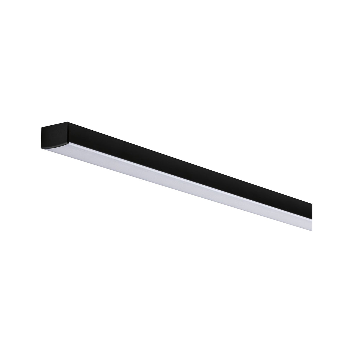 Paulmann Square Profil mit weißem Diffusor 2m schwarz eloxiert/weiß Alu/Kunststoff