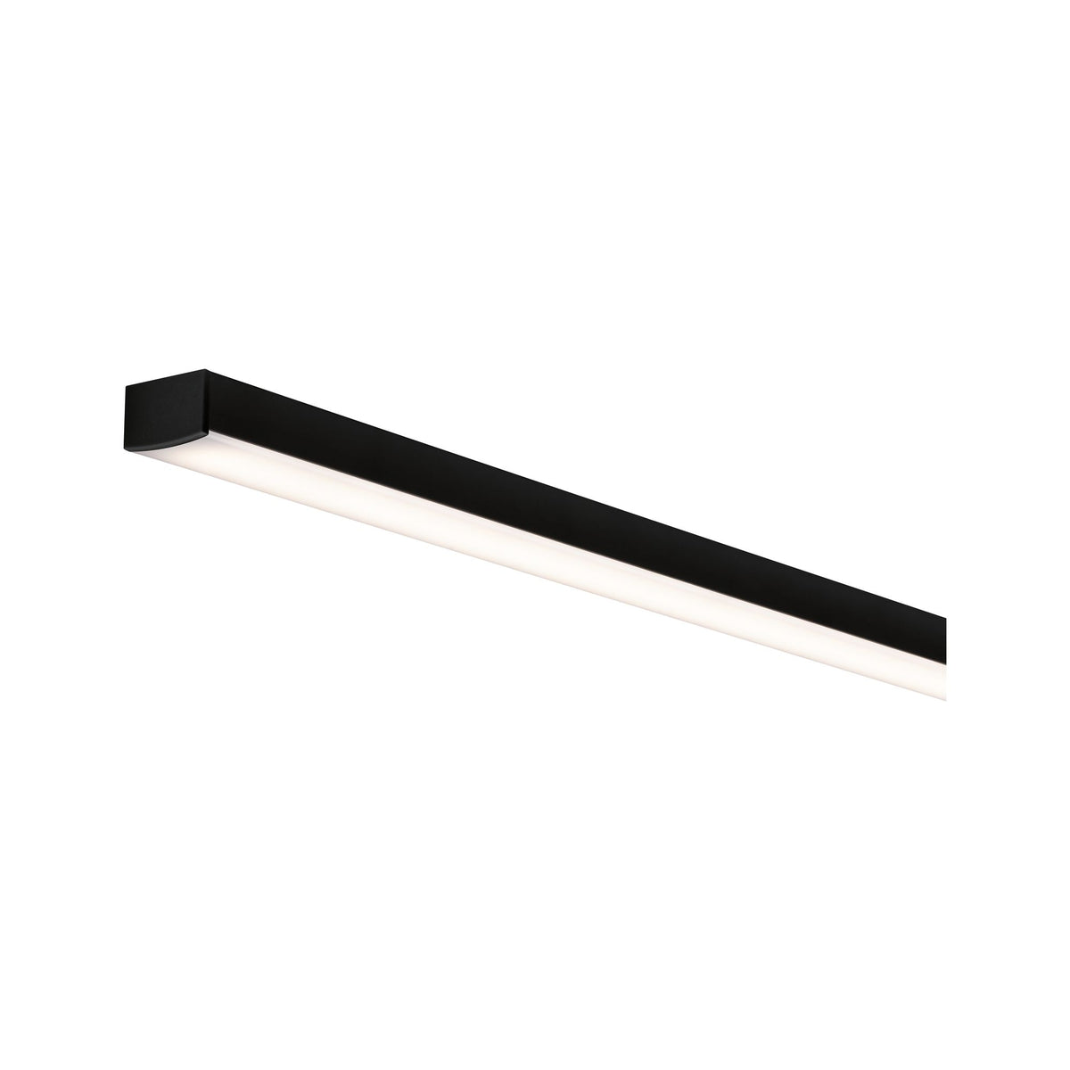 Paulmann Square Profil mit weißem Diffusor 2m schwarz eloxiert/weiß Alu/Kunststoff